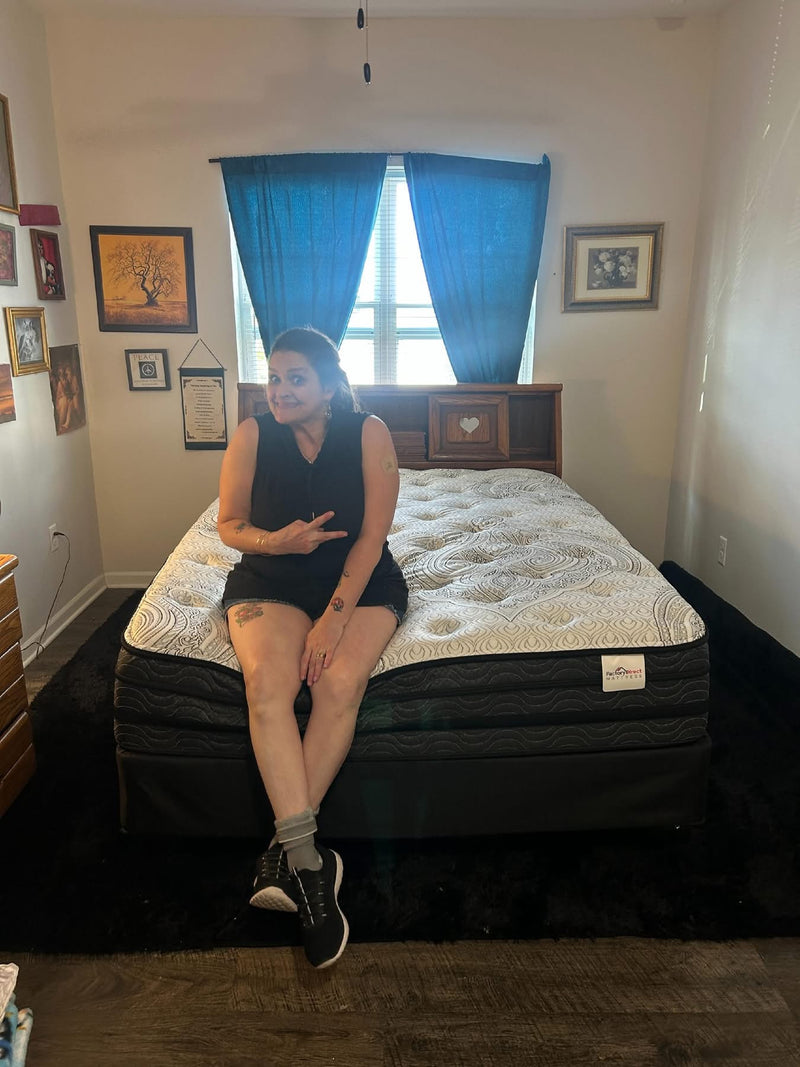 Mattress delivered and set up at happy customer's home