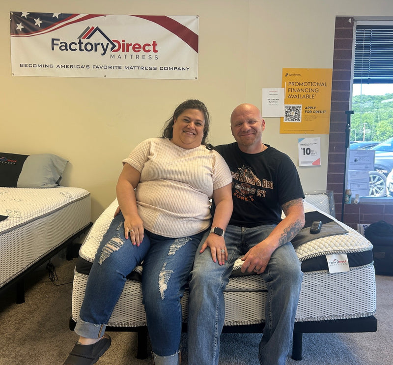 Happy Customers purchased a mattress from Factory Direct Mattress KCK